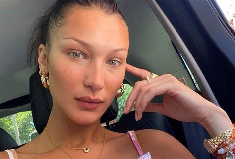 bella hadid skincare routine